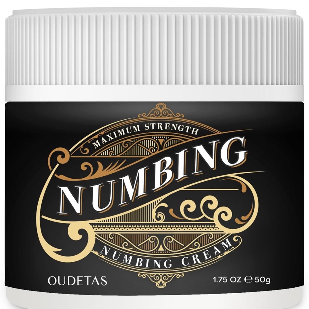 Oudetas Maximum Strength Tattoo Numbing Cream